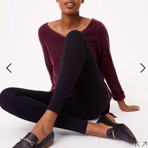 Like New Ann Taylor Loft Petite Ponte Legging